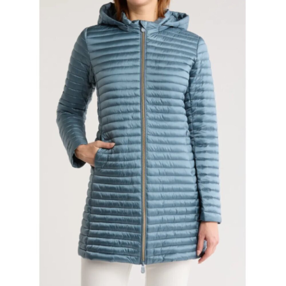 SAVE THE DUCK 'Chiara' Quilted Puffer Jacket, Atilan Grey